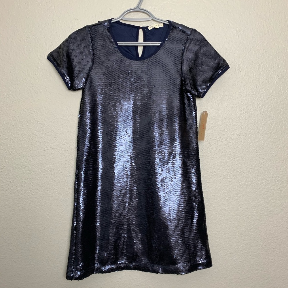 Copper Key Sequin Dress
